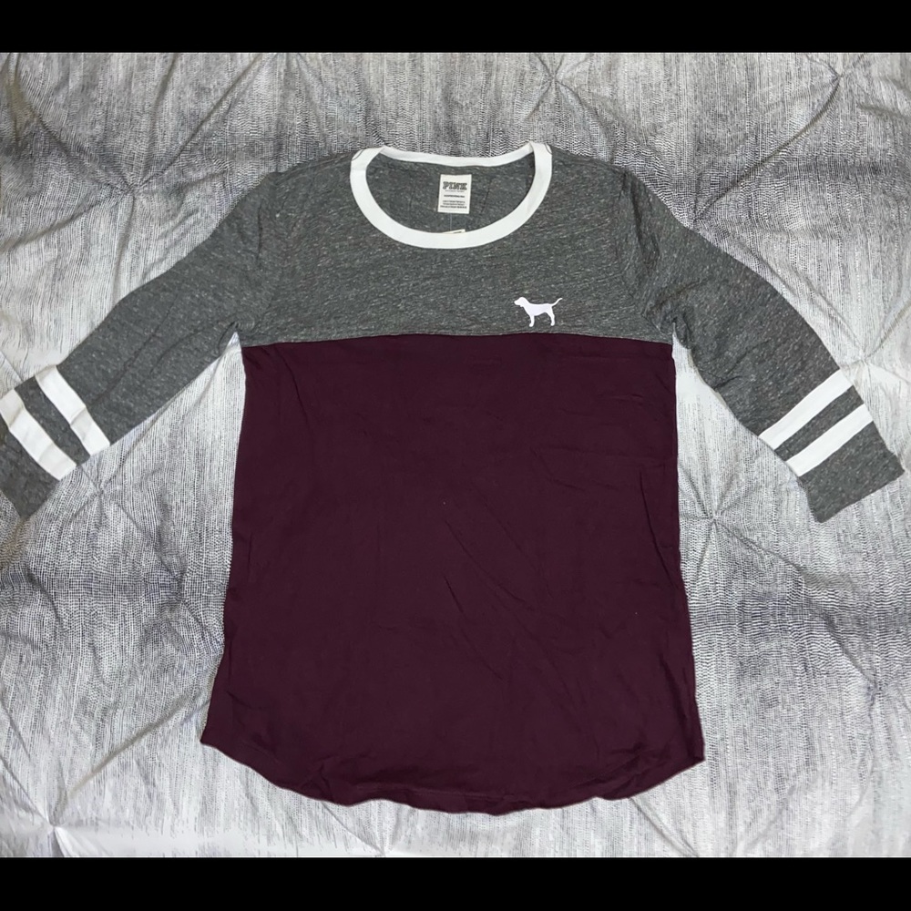 PINK / Victoria Secret 3/4 Sleeve Top